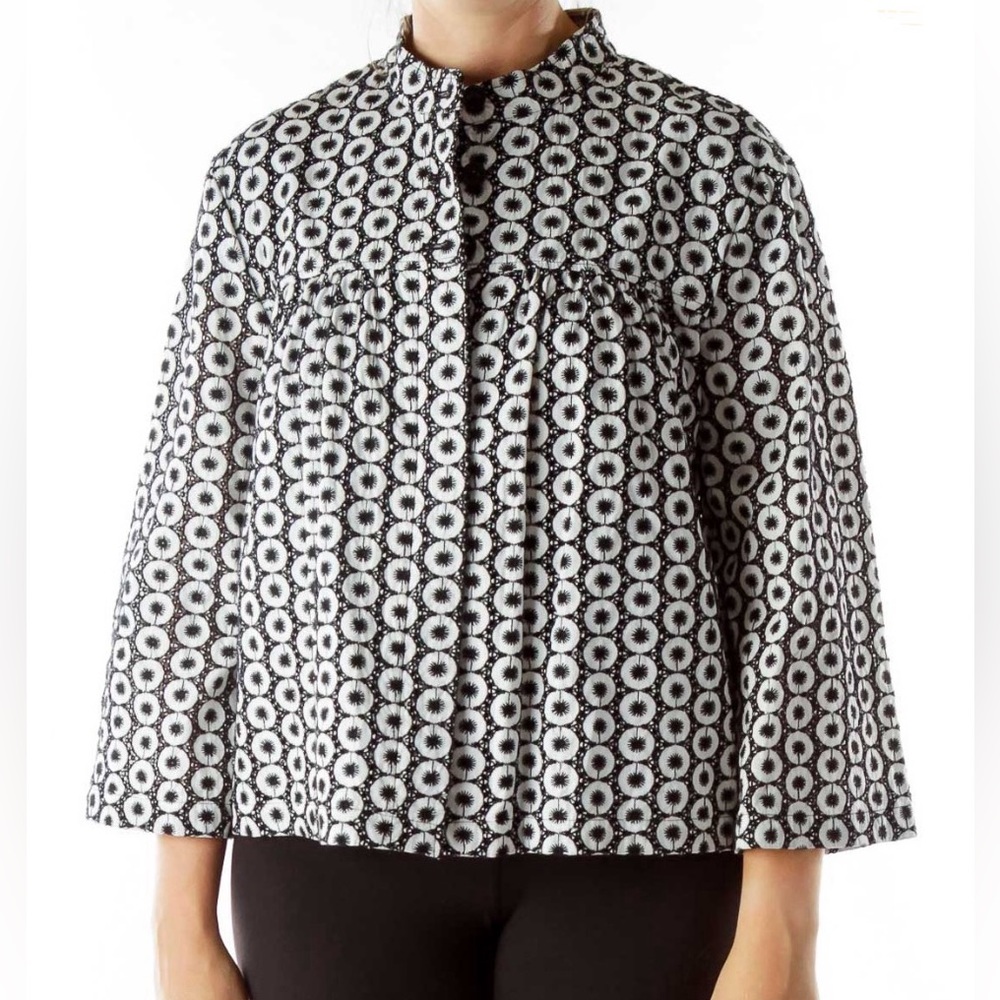 Jones NewYork embroidered eyelet jacket